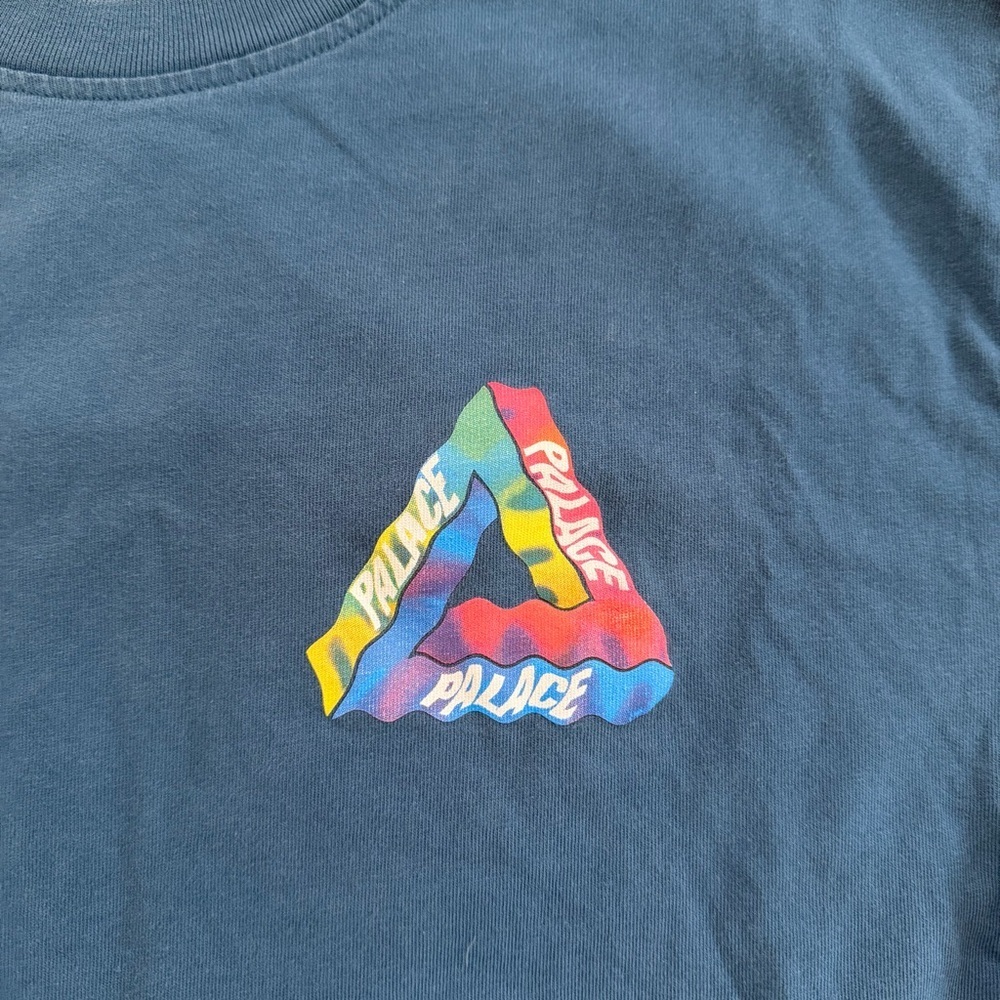 Palace TRI-TEX T-SHIRT Blue - Size M - Picture 2 of 4